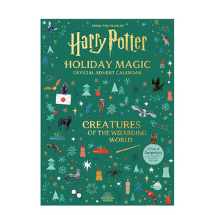 Potter 现货 哈利波特假日魔法：官方倒数日历 日历创意艺术进口文创产品 节日礼品 Magic Holiday Harry 日历 原版