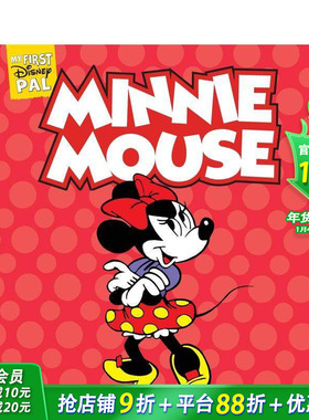 【现货】我的迪士尼伙伴：米妮老鼠 My First Disney Pal: Minnie Mouse: A Board Book 英文儿童插画故事绘本 进口童书