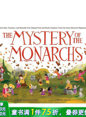 【现货】英文原版 神秘的帝王蝶 Mystery Of The Monarchs 英语儿童艺术插画绘本 昆虫科普知识 进口童书