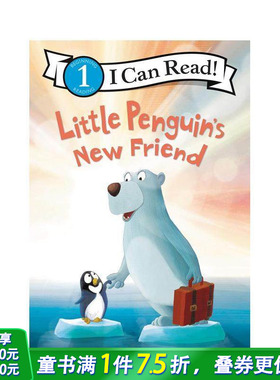 【现货】小企鹅的新朋友 Little Penguin’s New Frien 英文儿童分级章节桥梁故事书 进口童书