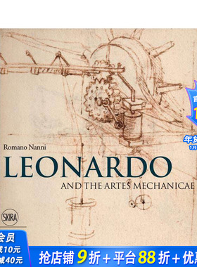 【预售】莱昂纳多与机械技艺 Leonardo and the artes mechanicae 原版英文艺术画册画集 正版进口书