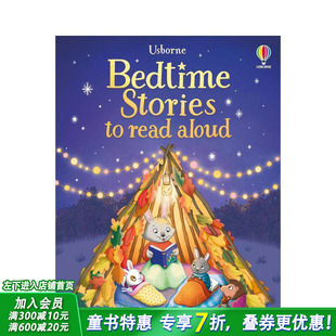 【现货】【插画故事选集】睡前故事【Illustrated Story Collections】Bedtime Stories to read aloud 英文儿童故事 英语进口书