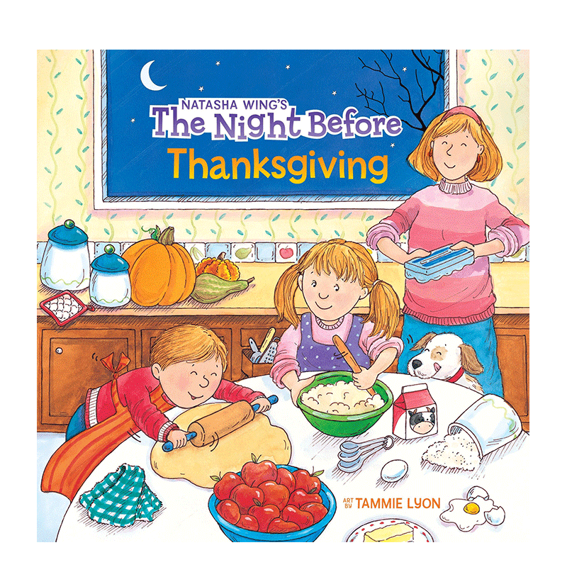 【现货】感恩节前夜 The Night Before Thanksgiving  节日庆典礼物 英文英语儿童进口绘本 善优童书 3-6岁