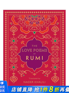 【现货】鲁米的爱情诗：纳德·哈利利翻译 The Love Poems of Rumi: Translated by Nader Khalili (2) 原版英文诗歌 正版进口图书
