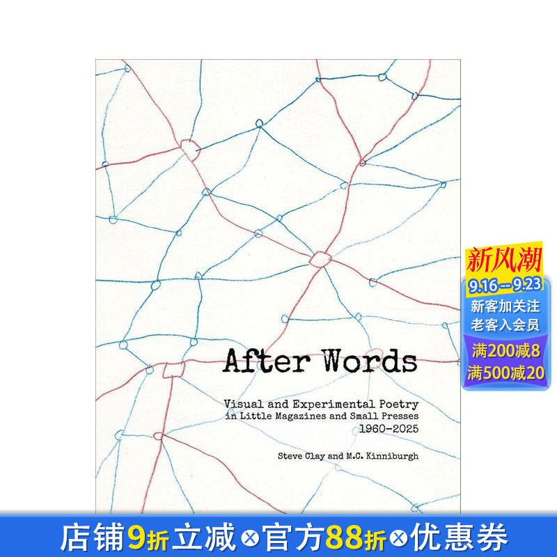 【现货】言外之象:1960–2025年小杂志与小出版社中的视觉与实验诗歌 After Words:Visual 英文字体图案标志设计 正版进口书