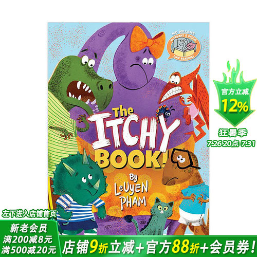 【现货】痒痒的书! The Itchy Book! 幼儿儿童趣味故事启蒙绘本 LeUyen Pham 英文原版进口 图书