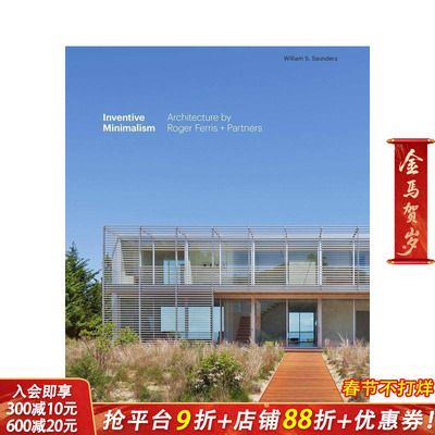 【预售】创意极简主义：Roger Ferris + Partners 建筑事务所 Inventive Minimalism 原版英文建筑设计 正版进口书