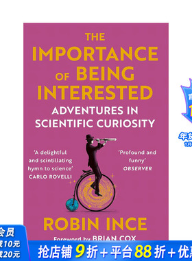【现货】英文原版 感兴趣的重要性：科学好奇心的冒险 The Importance of Being Interested 社会科学 正版进口图书画册