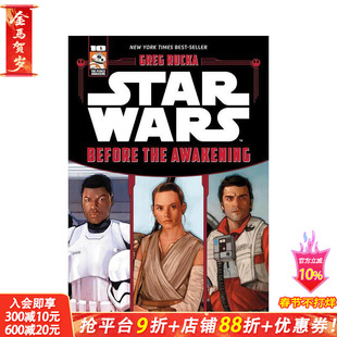 【预售】星球大战原力觉醒:觉醒之前 Star Wars The Force Awakens: Before the Awakening 英文小说故事 英语拓展阅读进口书