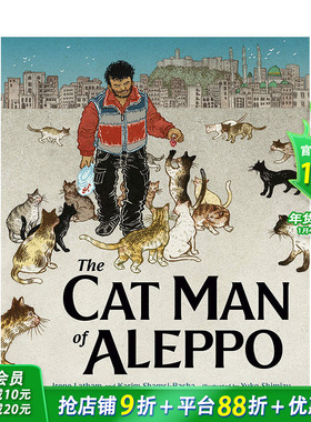 【现货】【2021凯迪克银奖】The Cat Man of Aleppo阿勒颇的养猫人 英文原版绘本【善优童书】