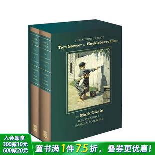 and 预售 Tom Huckleberry 原版 Adventures The 汤姆·索亚与哈克贝利·费恩历险记 英文儿童故事 Finn Sawyer
