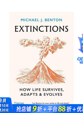 【预售】灭绝：生命如何生存、适应与进化 Extinctions How Life Survives， Adapts And Evolves 原版英文社会科学 正版进口书