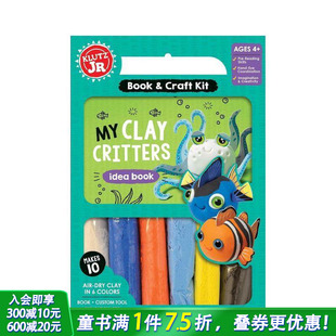粘土小动物 Clay 英文儿童趣味互动绘本 我 Critters 英语早教进口童书 现货