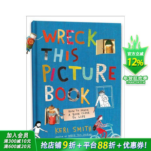 【现货】Wreck This Picture Book毁掉这本绘本 Keri Smith趣味绘本【善优童书】