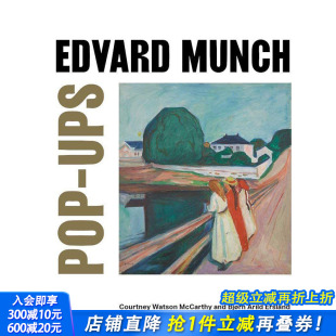 Ups 善优图书 英文原版 进口图书画册 正版 19世纪艺术 Pop Munch 爱德华·蒙克立体书Edvard 预售