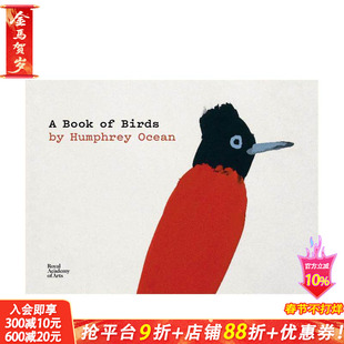【预售】鸟类图册：汉弗莱·奥申 a Book of Birds 原版英文艺术画册画集 正版进口书