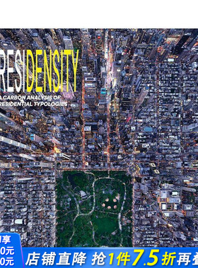 【预售】居住密度研究 Residensity 原版英文建筑设计 正版进口书