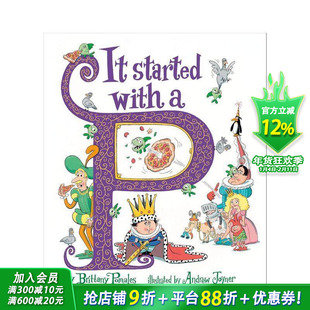 【现货】一切始于字母P It Started with a P 英文儿童插画故事绘本 进口童书