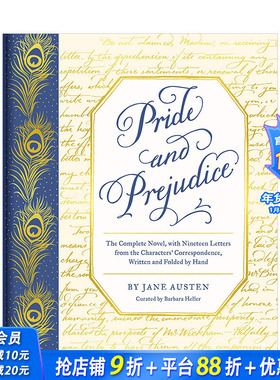 【预售】【内含花体字信件】Pride and Prejudice傲慢与偏见 简奥斯丁Jane Austen 英文原版文学小说