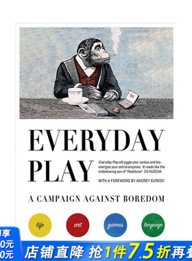 【现货】英文原版 每天玩耍:对抗无聊的游戏 Everyday Play: A Campaign Against Boredom 心灵励志 正版进口