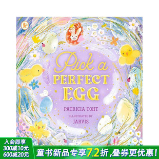 Egg 艺术插画绘本节日庆典儿童英语进口图书善优童书 英文原版 Pick 美复活节彩蛋 插画师Jarvis 挑个 精装 Perfect 现货