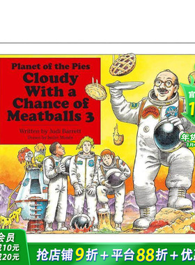【现货】英文原版 外公的拿手菜3：馅饼星球 Cloudy With a Chance of Meatballs 3 英文儿童故事绘本 进口原版书籍 善优图书