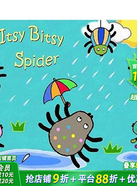 【现货】ITSY BITSY SPIDER可爱的小蜘蛛 英文儿童立体书适合3-6岁【善优童书】