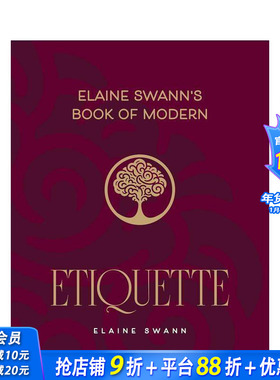 【预售】伊莱恩·斯旺现代礼仪指南 Elaine Swann's Book of Modern Etiquette 原版英文生活综合 正版进口书