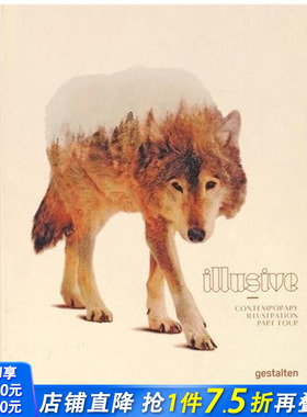 【现货】[Gestalten出版]Illusive4 Contemporary Illustration，当代插画4 插画设计 英文原版图书