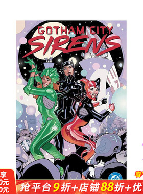 【预售】哥谭魅影：难登轨道 Gotham City Sirens: Unfit For Orbit 原版英文漫画书 DC图像小说 正版进口书