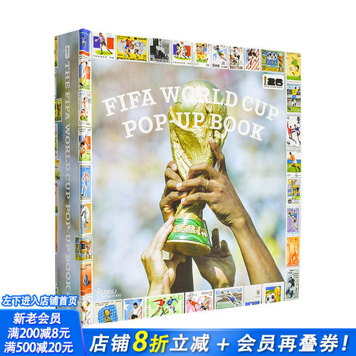 【预售】国际足联世界杯：立体翻翻书 The FIFA World Cup Pop-Up Book 英文运动 2026世界杯 抽拉机关 正版进口书