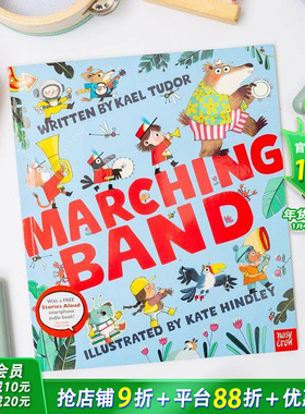 【现货】欢迎加入游行乐队！ 凯特格林纳威奖提名画师Kate Hindley Marching Band 原版英文儿童绘本 扫描二维码听音频 进口童书