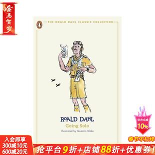 【预售】【罗尔德·达尔经典收藏】独闯天下 【Roald Dahl Classic Collection】Going Solo 原版英文文学传记 正版进口书