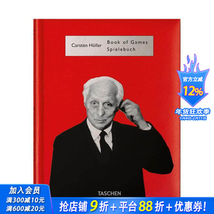 【预售】游戏之书 互动装置大师Carsten H?ller Book of Games 336种拓展思维游戏 实验性艺术 英法德语 艺术画册 正版进口书