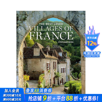 【预售】受喜爱的法国村庄 The Best Loved Villages of France 原版英文建筑设计 正版进口书