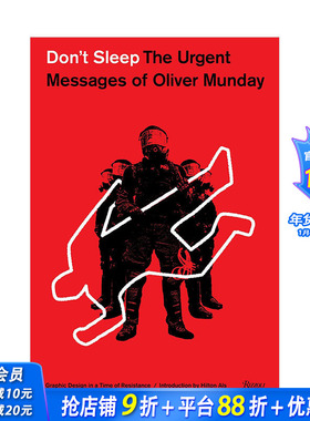 【现货】Don‘t Sleep不要睡觉The Urgent Messages of Oliver Munday 奥利佛 芒迪的紧急信息 英文原版平面设计作品画集画册