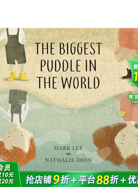 【现货】The Biggest Puddle 较大的水坑 英文儿童艺术绘本 3-6岁【善优童书】