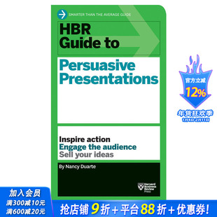 【现货】HBR Guide to Persuasive Presentations有说服力的演讲 哈佛商业评论指南