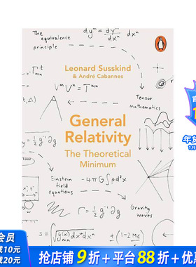 【预售】【简易理论】广义相对论 【The Theoretical Minimum】General Relativity 原版英文社会科学 正版进口书