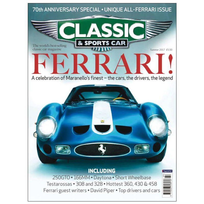 订阅 Classic & Sports car 经典古董老爷汽车杂志 英国英文原版 年订12期 E013 年订12期