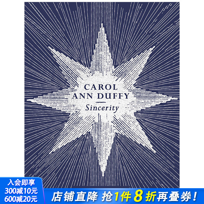 【现货】Sincerity 诚挚 英文原版诗歌 Carol Ann Duffy