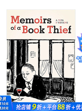 【现货】偷书贼回忆录 Memoirs of a Book Thief 漫画家Alessandro Tota 英文原版进口图书