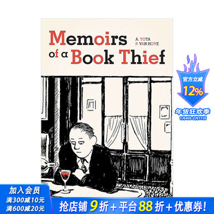 【现货】偷书贼回忆录 Memoirs of a Book Thief 漫画家Alessandro Tota 英文原版进口图书