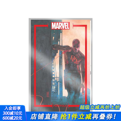 【预售】亚历克斯·马列夫的漫威作品 超胆侠 The Marvel Portfolio of Alex Maleev: Daredevil 英文插画原画设定集 正版进口书