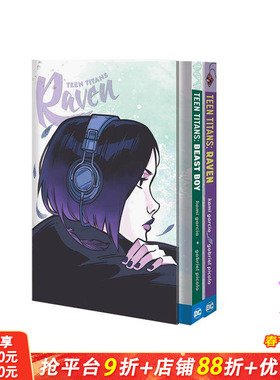 【预售】 DC漫画 少年泰坦 乌鸦和野兽男孩 精装套装2册 Teen Titans: Raven and Beast Boy HC 绘本故事书小说【善优图书】