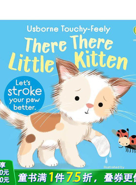 【预售】【触摸书】乖啦乖啦小猫咪 【Touchy Feely Books】There There Little Kitten 英文儿童趣味互动绘本 英语早教进口童书