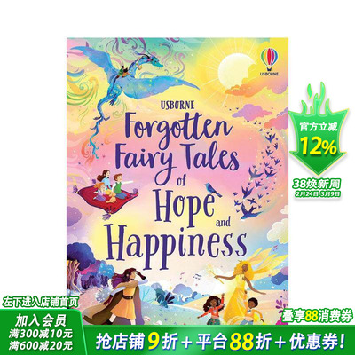【预售】【插画故事选集】被遗忘的幸福童话故事 Forgotten Fairy Tales of Hope and Happiness 英文儿童故事 英语拓展进口童书