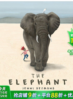 【预售】The Elephant 大象 插画师Jenni Desmond 英文原版儿童艺术绘本【善优童书】