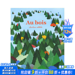 法文原版 树林 艺术插画绘本 现货 进口图书 儿童精装 2020年ADAGP青年启示奖 bois