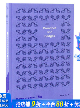 【现货】【T&H】Brooches and Badges 胸针和徽章 英文原版珠宝首饰